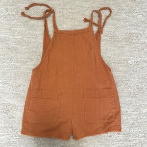 linen overalls